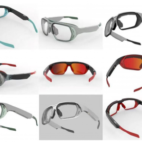 AI Sports Smart Glasses With Electrochromic Lens